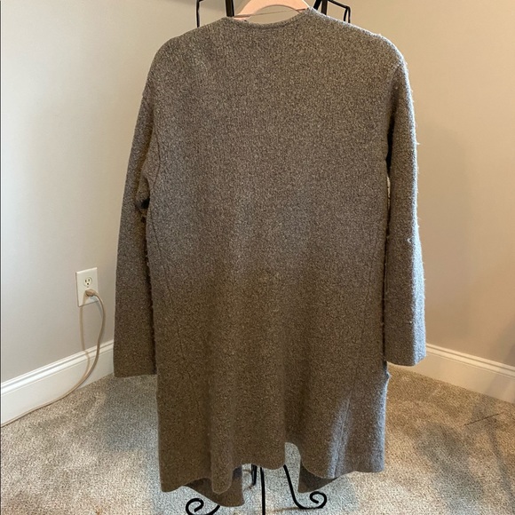 Loft Ann Taylor Grey Wool Cardigan - Picture 3 of 7
